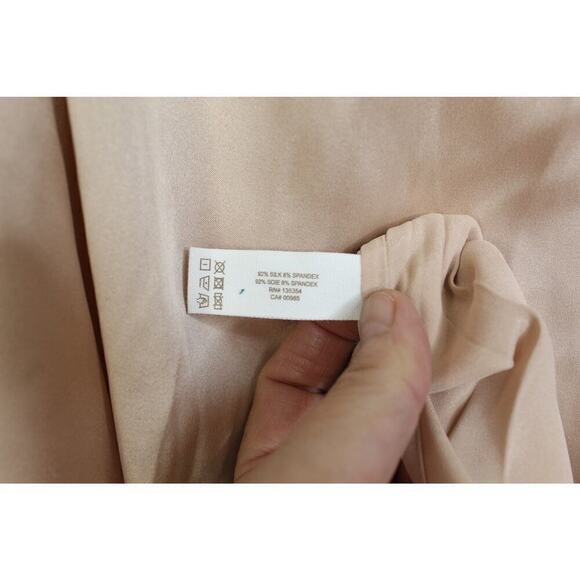 NWT Skin Worldwide Silk Slip Dress in Ballet Pink Size 5/XXL - Picture 7 of 9